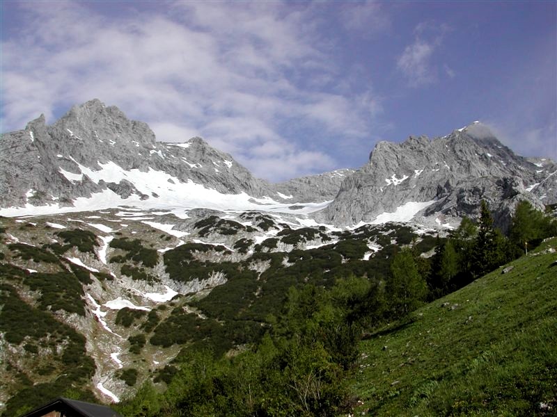 Blick zur Brotfallscharte