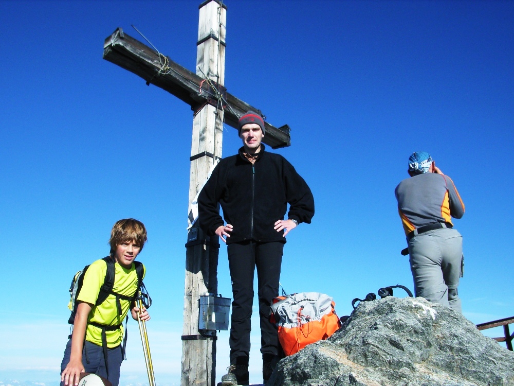 Auf dem Gipfel des Hochfeilers