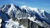 Erster Blick zum Mont Blanc