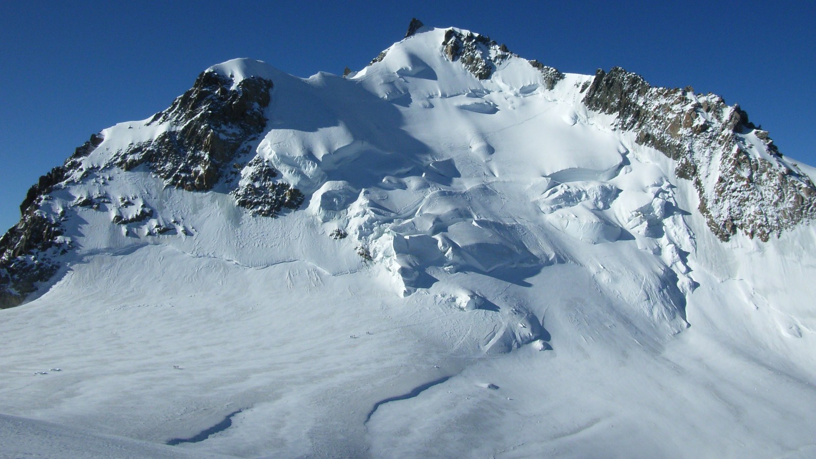 Aufstieg zum Mont Maudit