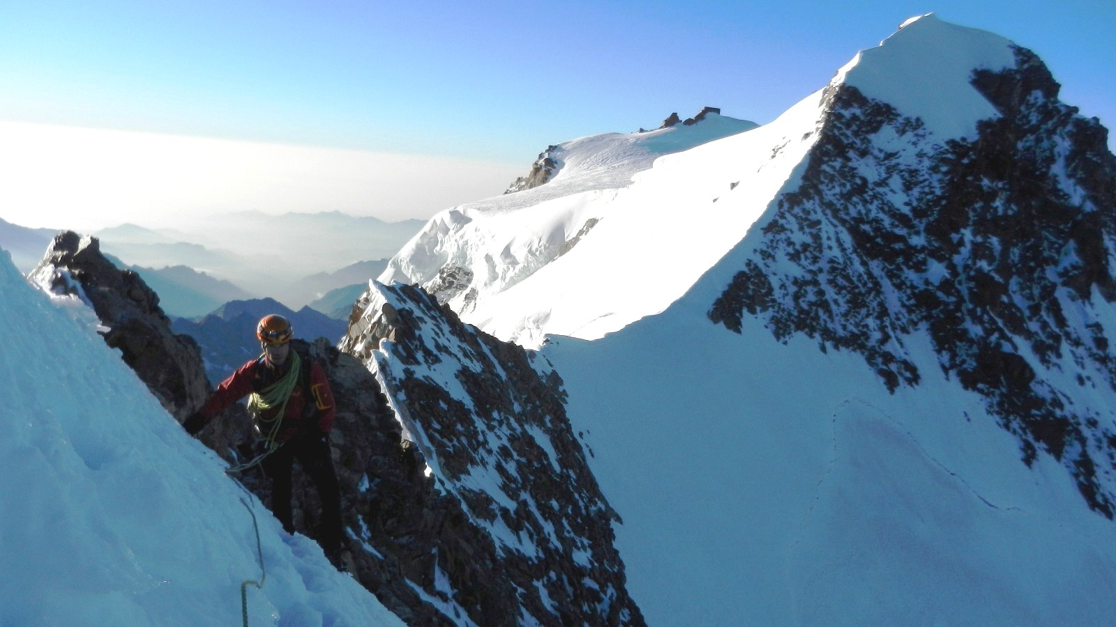 Aufstieg zur Duforspitze